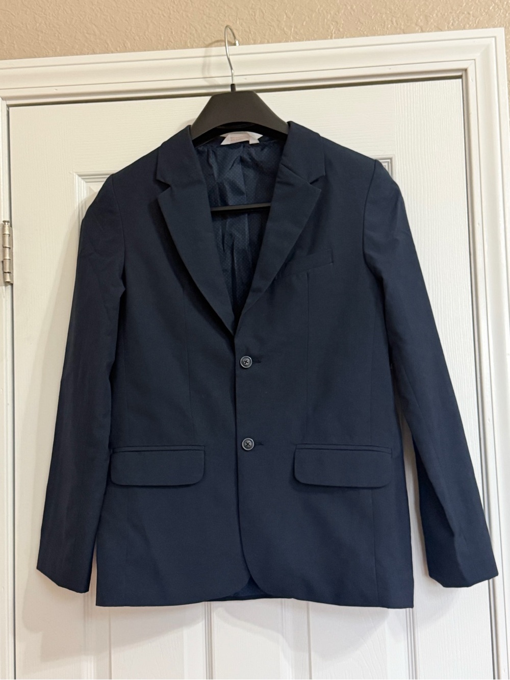 Cat & Jack Navy Two-Button Sport Coat Suit Jacket Blazer 16 Like New